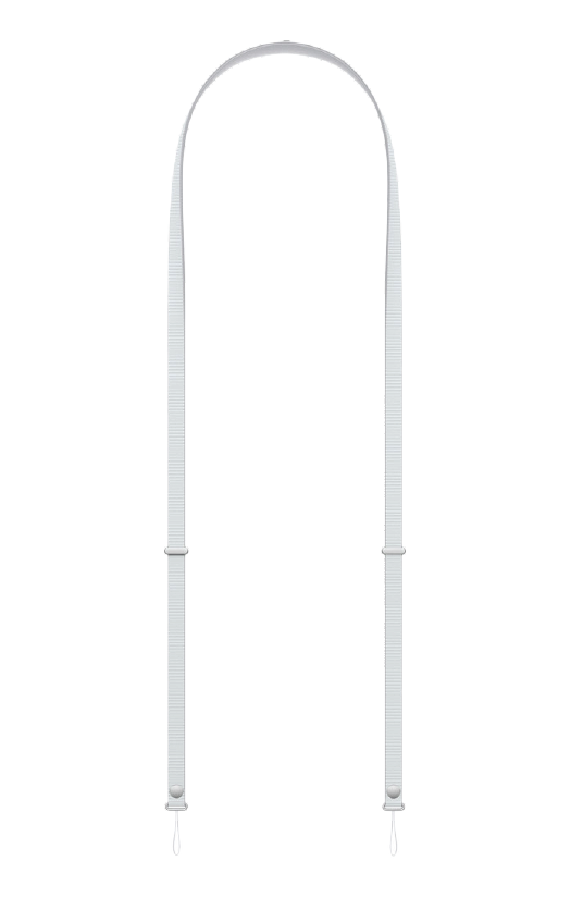 Crossbody Strap - Light Gray